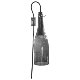 Bouteille torche "Verre Clair" A poser et murale Par L'ATELIER d'exercices