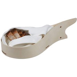 Boîte + Sac à Pain, Корзинка для хлеба, березовая фанера, сумка ​​из полиэстера и хлопка, Франция, L'Atelier du Vin