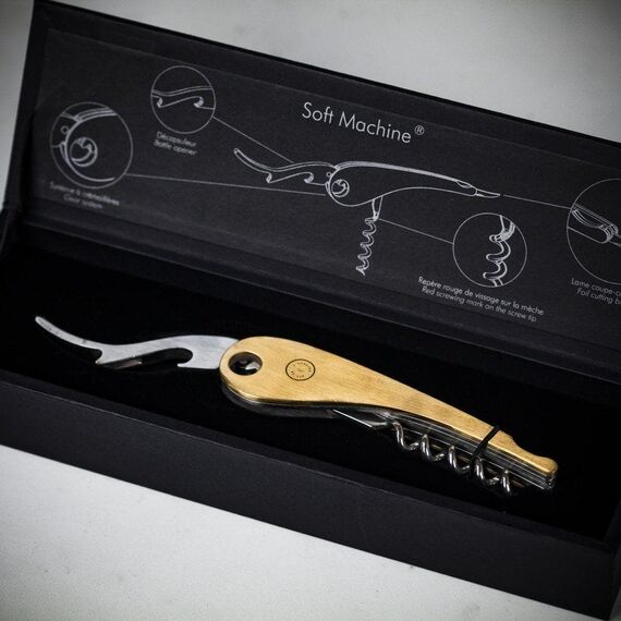 Штопор для вина L'Atelier du Vin Soft Machine Brass, изображение 7