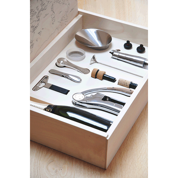 Набор инструментов с местом для шампанского L'Atelier du Vin Oeno Box Connoisseur №1, изображение 2