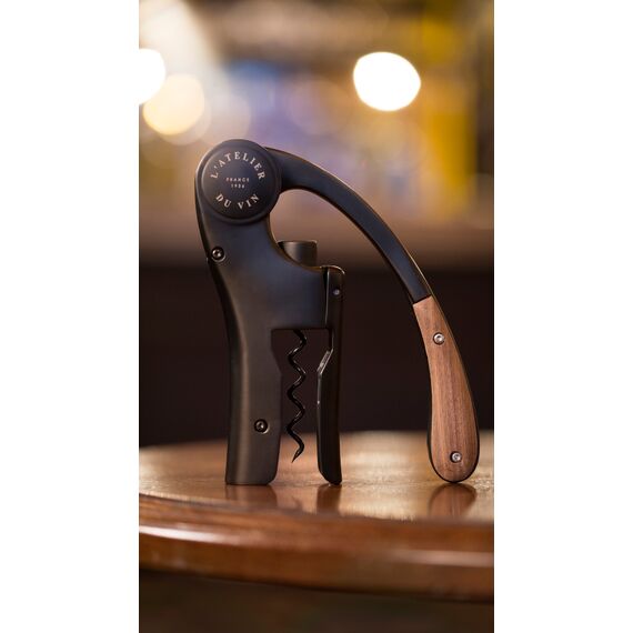 Штопор для вина рычажный L'Atelier du Vin Oeno Motion Wood & Black, изображение 12