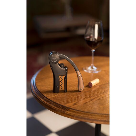 Штопор для вина рычажный L'Atelier du Vin Oeno Motion Wood & Black, изображение 11