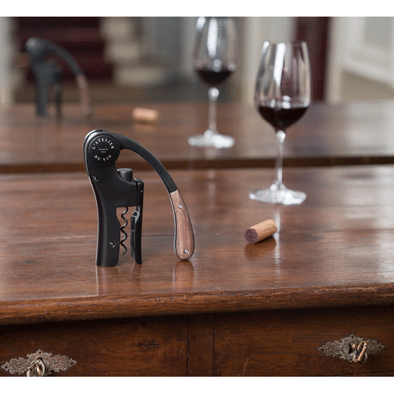 Штопор для вина рычажный L'Atelier du Vin Oeno Motion Wood & Black, изображение 10