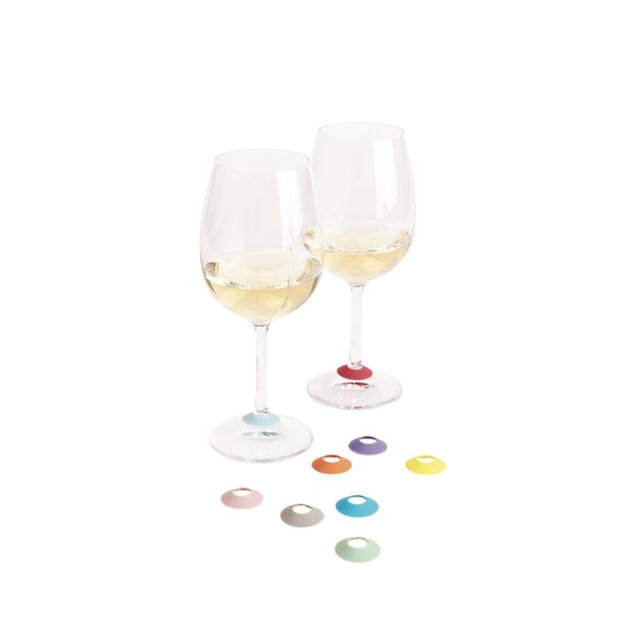 Chic Glass Rainbow, Маркеры для бокалов разноцветные, 9 шт, L27 см, W5 см, Hсинтетика, Франция, L'Atelier du Vin, изображение 2