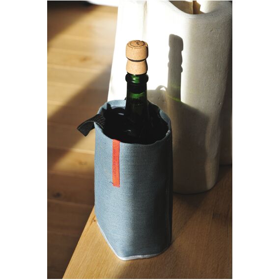Сумка для охлаждения вина и шампанского L'Atelier du Vin Fresh Baladeur Lin gris, изображение 2
