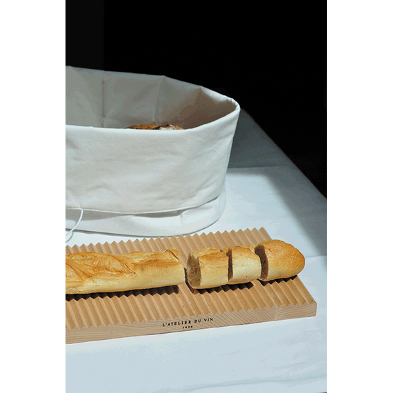 Planche à découper recto-verso, Доска для хлеба, L32 см, W19,5 см, H2,2 см, пропаренный бук, без лака, Франция, L'Atelier du Vin, изображение 3