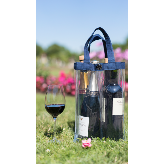 Сумка для охлаждения вина и шампанского L'Atelier du Vin Soft Baladeur Crystal Transparent, изображение 3