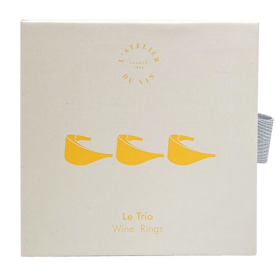 Набор из каплеуловителей для вина L'Atelier du Vin Le Trio - Wine Rings 3шт., изображение 5