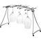 Egouttoir pour verres à dégustation, L41,9 см, W5,6 см, H22,1 см, никелированный металл, резиновые наконечники, Франция, L'Atelier du Vin